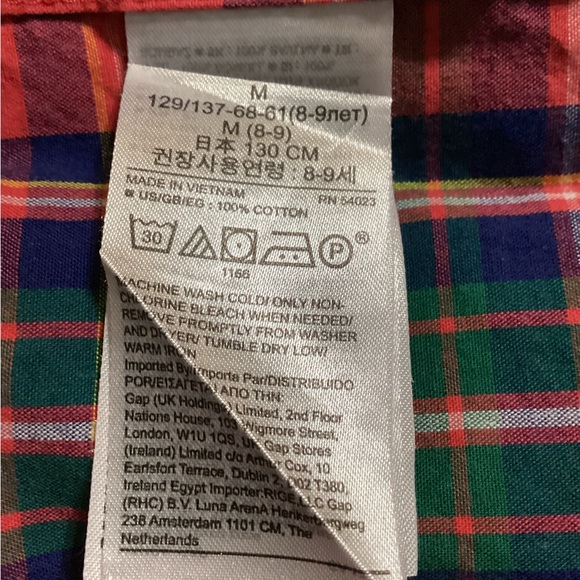 Boys Gap Long Sleeve Size Medium Button Down Shirts - Picture 5 of 9